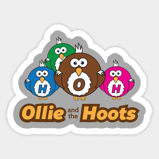 Ollie and the Hoots Tee Sticker by ollieandthehoots